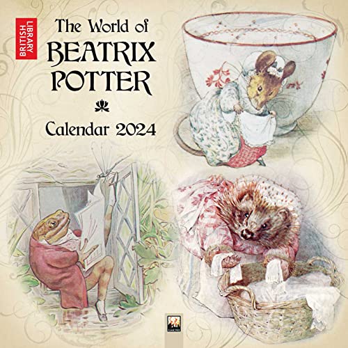 The World of Beatrix Potter – Die Welt der Beatrix Potter 2024: Original Flame Tree Publishing-Kalender [Kalender] (Wall-Kalender) von Brown Trout-Auslieferer Flechsig