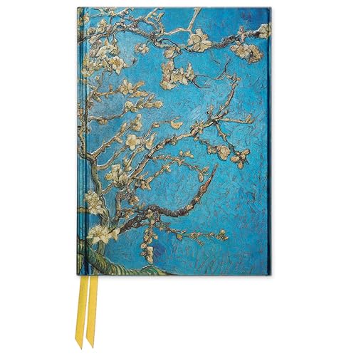 Van Gogh: Almond Blossom (Foiled Pocket Journal) (Flame Tree Pocket Book): Unser hochwertiges, liniertes Blankbook mit festem, künstlerisch geprägtem ... DIN A 6 mit Magnetverschluss, Band 1)