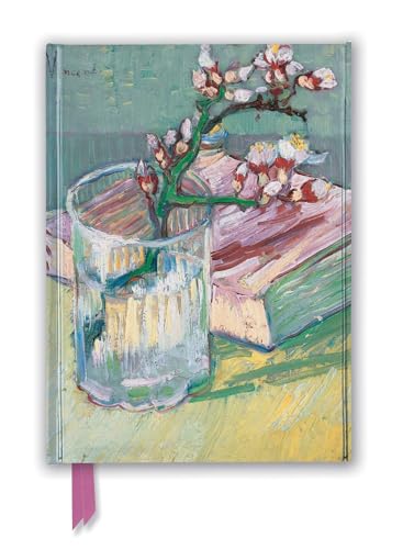 Vincent Van Gogh: Flowering Almond Branch (Foiled Journal) (Flame Tree Notebooks): Unser hochwertiges, liniertes Blankbook mit festem, künstlerisch ... Notizbuch DIN A 5 mit Magnetverschluss) von Flame Tree Gift