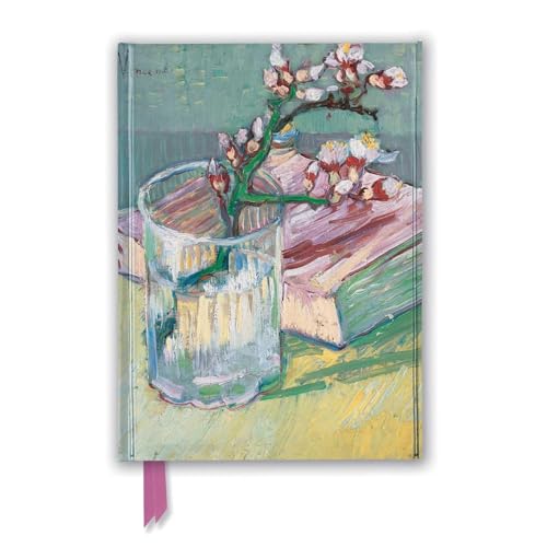 Vincent Van Gogh: Flowering Almond Branch (Foiled Journal) (Flame Tree Notebooks): Unser hochwertiges, liniertes Blankbook mit festem, künstlerisch ... Notizbuch DIN A 5 mit Magnetverschluss)