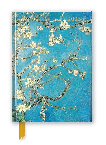Vincent van Gogh – Mandelbaum in Blüte – Tischkalender 2025: Original Flame Tree Publishing DIN A5-Diary [Taschenkalender] [Taschenkalender]