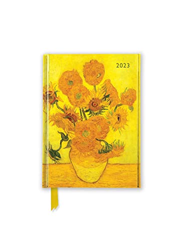 Vincent van Gogh – Sonnenblumen – Taschenkalender 2023: Original Flame Tree Publishing-Pocket Diary [Taschenkalender]