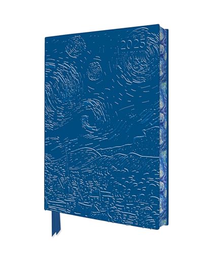 Vincent van Gogh – Sternennacht – Tischkalender 2025: Original Flame Tree Publishing DIN A5-Format Exquisit Tischkalender mit Softcovereinband aus ... gestalteten Buchschnitt (DIN A5-Diary) von Brown Trout-Auslieferer Flechsig