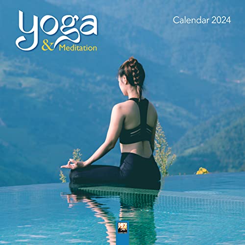 Yoga & Meditation 2024: Original Flame Tree Publishing-Kalender [Kalender] (Wall-Kalender) von Brown Trout-Auslieferer Flechsig