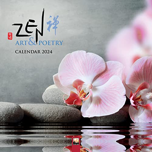 Zen Art & Poetry - Zen Kunst und Poesie 2024: Original Flame Tree Publishing-Kalender [Kalender] (Wall-Kalender) von Brown Trout-Auslieferer Flechsig