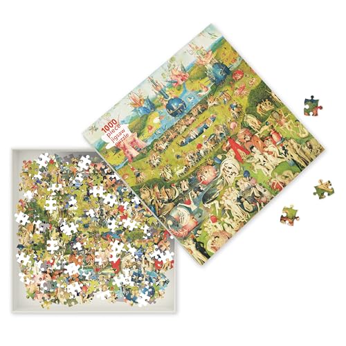Adult Jigsaw Hieronymus Bosch. Garden of Earthly Delights. 1000 Piece Jigsaw (1000-Piece Jigsaws): Unser faszinierendes, hochwertiges 1.000-teiliges ... cm x 51,0 cm) in stabiler Kartonverpackung von Flame Tree Gift