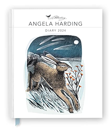 Angela Harding 2024 Desk Diary: Week to View, Illustrated on Every Page