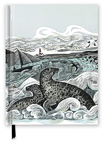 Premium Skizzenbuch: Angela Harding, Das Lied der Seehunde: Unser hochwertiges Blankbook mit festem, künstlerisch geprägtem Einband im Format 28 cm x 21,6 cm von Brown Trout-Auslieferer Flechsig