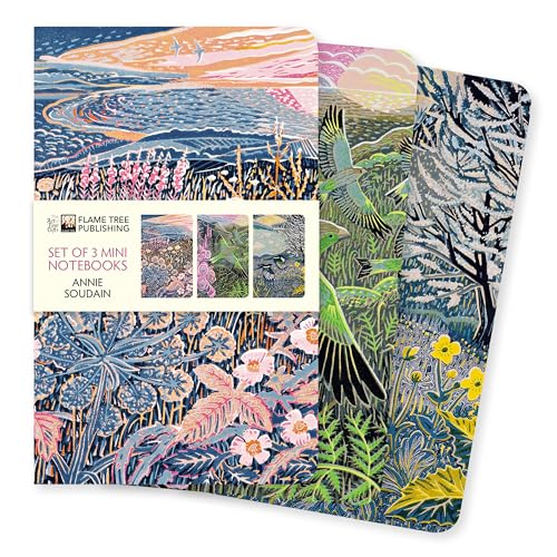 Annie Soudain Mini Notebook Collection (Mini Notebook Collections): Unser beliebten Mini-Notizbücher im 3er-Pack mit flexiblen, künstlerisch ... des Künstlers (Mini-Notizbücher (3er-Pack))