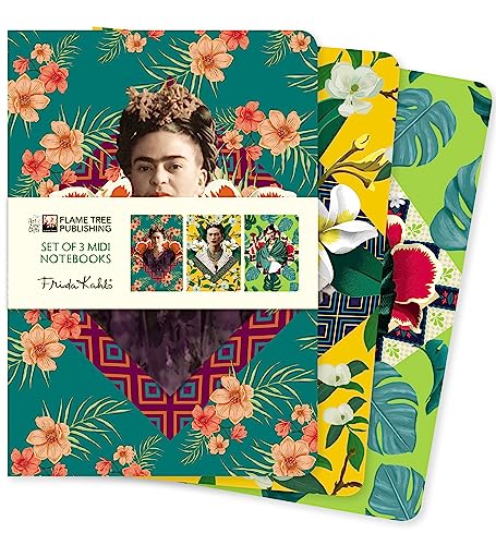 Frida Kahlo Set of 3 Midi Notebooks (Midi Notebook Collections) von Flame Tree Publishing
