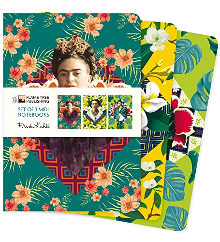 Frida Kahlo Set of 3 Midi Notebooks (Midi Notebook Collections) von Flame Tree Publishing