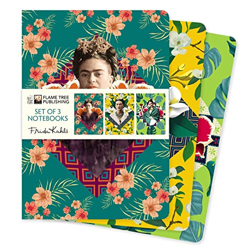 Dreier Set DIN-A5-Format-Notizbücher: Frida Kahlo: Unser beliebten DIN-A5-Format-Notizbücher im 3er-Pack mit flexiblen, künstlerisch gestalteten ... (3er-Sets DIN-A5-Format-Notizbücher)