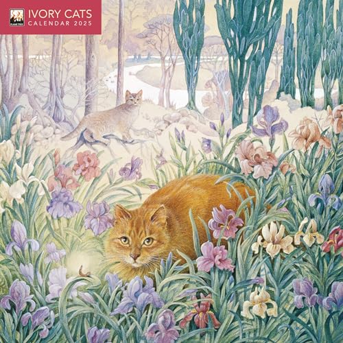 Ivory Cats by Lesley Anne Ivory Mini Wall Calendar 2025: Art Calendar Ivory Cats by Lesley Anne Ivory Mini Wall Calendar 2025: Art Calendar