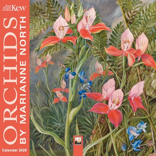 Kew Gardens: Orchids by Marianne North Mini Wall Calendar 2025: Art Calendar Kew Gardens: Orchids by Marianne North Mini Wall Calendar 2025: Art Calendar von Flame Tree Publishing