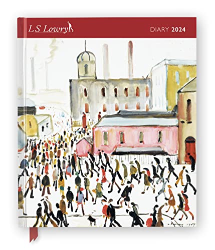 L.s. Lowry 2024 Desk Diary: Week to View, Illustrated on Every Page