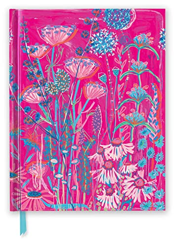 Premium Skizzenbuch: Lucy Innes Williams, Pinkfarbenes Gartenhaus: Unser hochwertiges Blankbook mit festem, künstlerisch geprägtem Einband im Format 28 cm x 21,6 cm