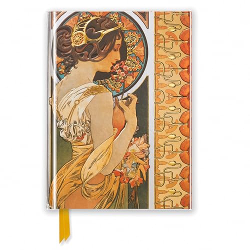 Mucha: Cowslip (Foiled Pocket Journal) (Flame Tree Pocket Books): Unser hochwertiges, liniertes Blankbook mit festem, künstlerisch geprägtem Einband ... Notizbuch DIN A 6 mit Magnetverschluss)