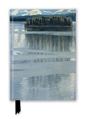 Ng - Lake Keitele by Akseli Gallen-kallela Foiled Journal (Flame Tree Notebooks): Unser hochwertiges, liniertes Blankbook mit festem, künstlerisch ... Notizbuch DIN A 5 mit Magnetverschluss)