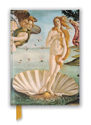 Sandro Botticelli - the Birth of Venus Foiled Journal (Flame Tree Notebooks): Unser hochwertiges, liniertes Blankbook mit festem, künstlerisch ... Notizbuch DIN A 5 mit Magnetverschluss) von Flame Tree Gift