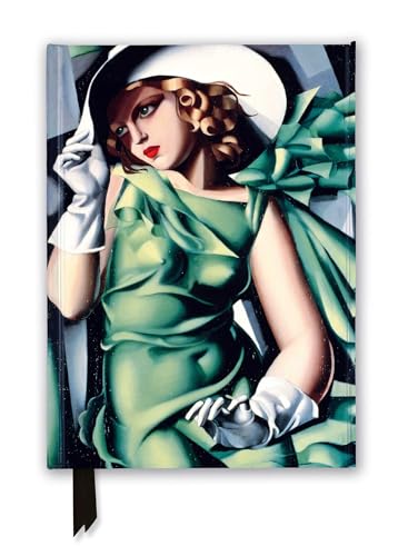 Tamara De Lempicka: Young Lady With Gloves, 1930 Foiled Journal (Flame Tree Notebooks): Unser hochwertiges, liniertes Blankbook mit festem, ... Notizbuch DIN A 5 mit Magnetverschluss) von Flame Tree Gift