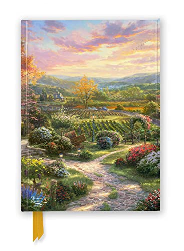 Premium Notizbuch DIN A5: Thomas Kinkade, In den Weinbergen: Unser hochwertiges, liniertes Blankbook mit festem, künstlerisch geprägtem Einband und ... Notizbuch DIN A 5 mit Magnetverschluss) von Brown Trout-Auslieferer Flechsig