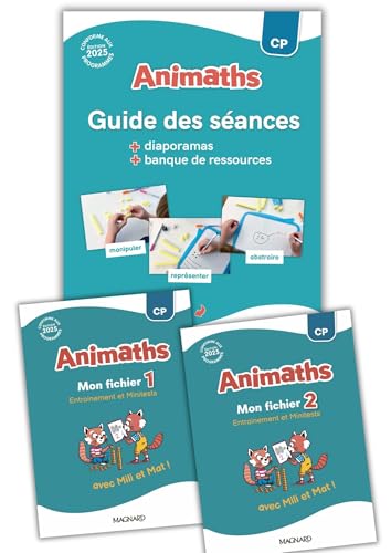 Animaths CP (2025) - Fichier 1 + Fichier 2 + Planches: 3 volumes : Fichier 1 + fichier 2 + planches von MAGNARD