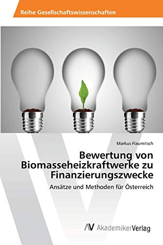 Bewertung von Biomasseheizkraftwerke zu Finanzierungszwecke: Ansätze und Methoden für Österreich von AV Akademikerverlag