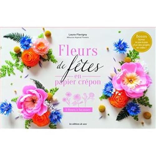 Coffret Fleurs de fêtes en papier crépon