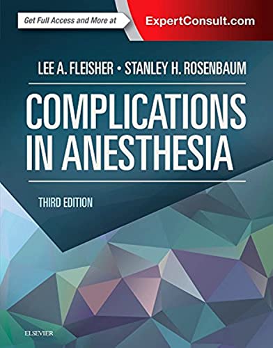 Complications in Anesthesia von Elsevier