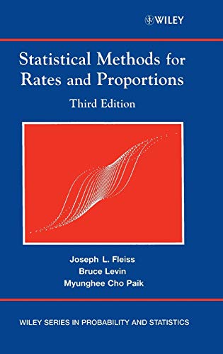 Statistical Methods for Rates and Proportions (Wiley Series in Probability and Statistics)
