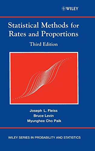 Statistical Methods for Rates and Proportions (Wiley Series in Probability and Statistics)