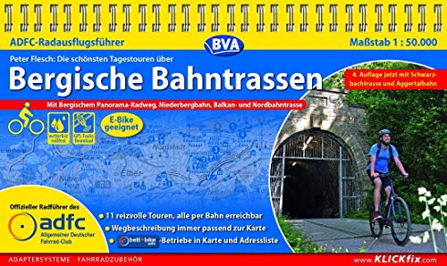 ADFC-Radausflugsführer Bergische Bahntrassen 1:50.000 praktische Spiralbindung, reiß- und wetterfest, GPS-Track Download: Mit Bergischem ... und Aggertalbahn (ADFC Radführer) von BVA BikeMedia GmbH