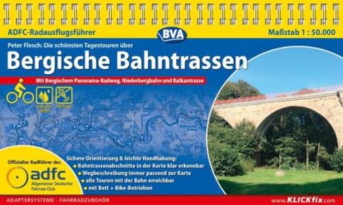ADFC-Radausflugsführer Bergische Bahntrassen 1:50.000 praktische Spiralbindung, reiß- und wetterfest, GPS-Tracks Download: Mit Bergischem Panorama-Radweg, Niederbergbahn und Balkantrasse ADFC-Radausflugsführer Bergische Bahntrassen 1:50.000 praktische Spiralbindung, reiß- und wetterfest, GPS-Tracks Download: Mit Bergischem Panorama-Radweg, Niederbergbahn und Balkantrasse