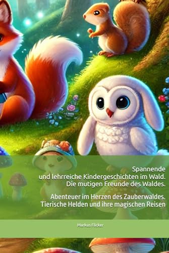 Spannende und lehrreiche Kindergeschichten im Wald. Die mutigen Freunde des Waldes.: Abenteuer im Herzen des Zauberwaldes. Tierische Helden und ihre magischen Reisen (Kindergeschichten & Kinderbücher) Spannende und lehrreiche Kindergeschichten im Wald. Die mutigen Freunde des Waldes.: Abenteuer im Herzen des Zauberwaldes. Tierische Helden und ihre magischen Reisen (Kindergeschichten & Kinderbücher) von Independently published