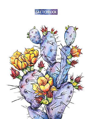 Sketchbook: Personalized Artist Sketchbook with Colorful Watercolor Cactus Design, 100 Blank Pages, 8.5 x 11 in (21.59 x 27.94 cm), Perfect for ... Notebook and Sketchbook to Draw and Journal von CreateSpace Independent Publishing Platform