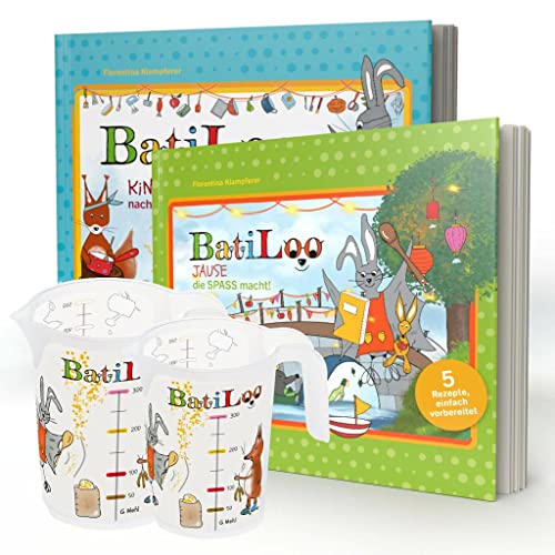 Geschwister Edition: Das BatiLoo-SET für kleine Back-Mäuse und kleine Schul-Tiger. Kinderleicht backen lernen!