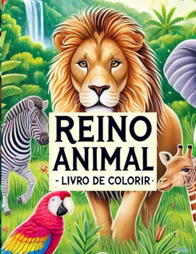 Livro para colorir reino animal von Independently published