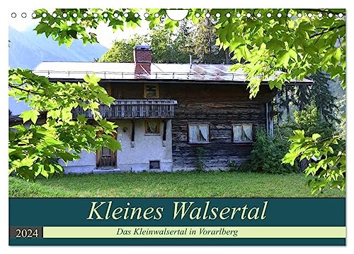 Kleines Walsertal - Das Kleinwalsertal in Vorarlberg (Wandkalender 2024 DIN A4 quer), CALVENDO Monatskalender von CALVENDO