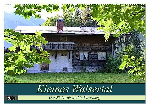 Kleines Walsertal - Das Kleinwalsertal in Vorarlberg (Wandkalender 2024 DIN A2 quer), CALVENDO Monatskalender