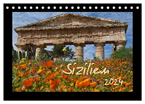 Sizilien (Tischkalender 2024 DIN A5 quer), CALVENDO Monatskalender