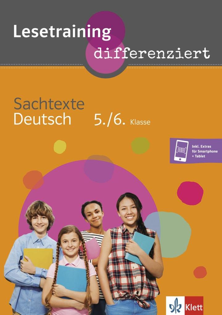 Lesetraining DIFFERENZIERT - Sachtexte 5/6. Buch + online von Klett Sprachen GmbH