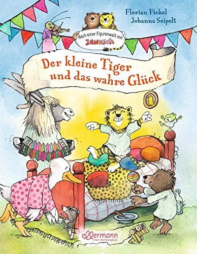 Nach einer Figurenwelt von Janosch. Der kleine Tiger und das wahre Glück: Warmherzige Geburtstags-Geschichte über Freundschaft und Glück zum Vorlesen für Kinder ab 4 Jahren Nach einer Figurenwelt von Janosch. Der kleine Tiger und das wahre Glück: Warmherzige Geburtstags-Geschichte über Freundschaft und Glück zum Vorlesen für Kinder ab 4 Jahren von Ellermann Heinrich Verlag
