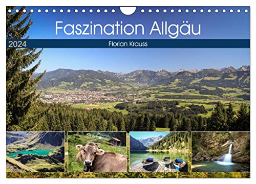 Faszination Allgäu (Wandkalender 2024 DIN A4 quer), CALVENDO Monatskalender