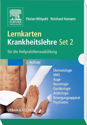 Lernkarten Krankheitslehre Set 2 für die Heilpraktikerausbildung