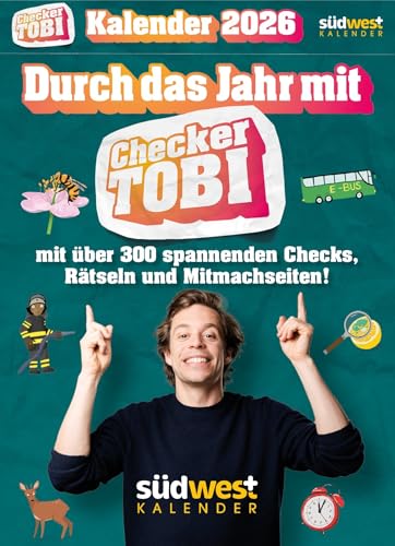 Checker Tobi 2026: Tagesabreißkalender mit über 300 spannenden Checks zum Aufstellen oder Aufhängen Checker Tobi 2026: Tagesabreißkalender mit über 300 spannenden Checks zum Aufstellen oder Aufhängen von Südwest Verlag