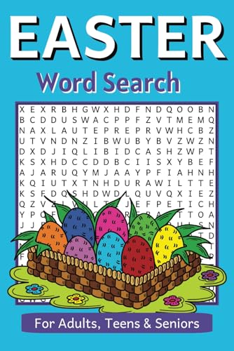 EASTER Word Search Book: An Easter Holiday Themed Word Find Puzzle Book for Adults, Teens & Seniors von Independently published