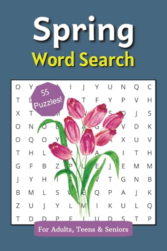 Spring Word Search Book: A Springtime Themed Word Find Puzzle Book for Adults, Teens & Seniors von Independently published