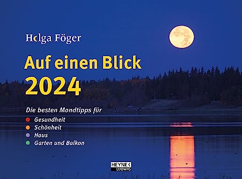 Auf einen Blick 2024: Die besten Mondtipps für Gesundheit, Schönheit, Haus, Garten und Balkon - Wandkalender 29,5 x 22,0 cm – Der Mondkalender zum unschlagbaren Preis – alle Termine auf einen Blick Auf einen Blick 2024: Die besten Mondtipps für Gesundheit, Schönheit, Haus, Garten und Balkon - Wandkalender 29,5 x 22,0 cm – Der Mondkalender zum unschlagbaren Preis – alle Termine auf einen Blick