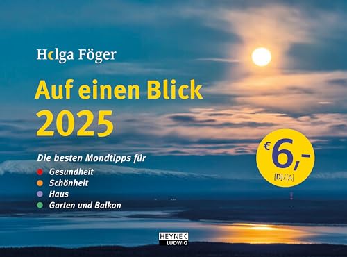 Auf einen Blick 2025: Die besten Mondtipps für Gesundheit, Schönheit, Haus, Garten und Balkon - Wandkalender 29,5 x 22,0 cm – Der Mondkalender zum unschlagbaren Preis – alle Termine auf einen Blick Auf einen Blick 2025: Die besten Mondtipps für Gesundheit, Schönheit, Haus, Garten und Balkon - Wandkalender 29,5 x 22,0 cm – Der Mondkalender zum unschlagbaren Preis – alle Termine auf einen Blick