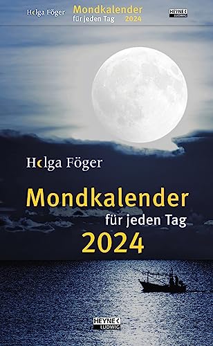 Mondkalender für jeden Tag 2024: Tages-Abreißkalender – perforierte Seiten – zum Aufstellen oder Aufhängen – 13,5 x 21,5 cm von Ludwig bei Heyne